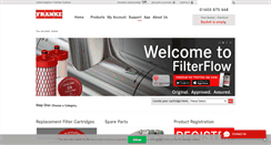 Desktop Screenshot of frankefilterflow.co.uk
